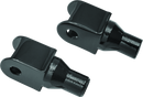 Kuryakyn Tapered Peg Adapter Honda Gloss Black-1