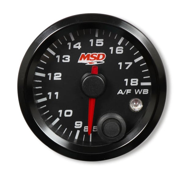 MSD 2-1/16 Standalone Wideband Air/Fuel Gauge. Black Face