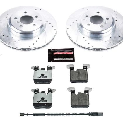 Power Stop 12-20 BMW 335i Front & Rear Z26 Street Warrior Brake Kit