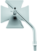 Bikers Choice 65-Up Chrome Maltese Mirror Long Stem Each Custom-1