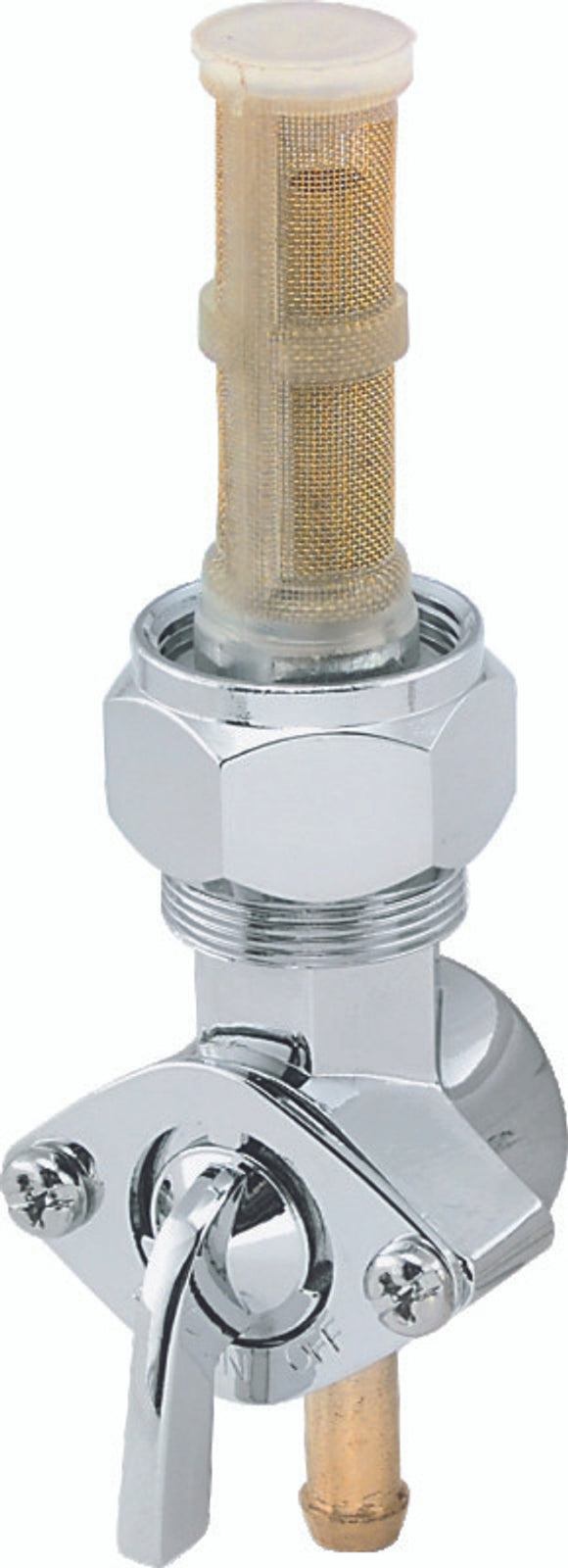 Bikers Choice 75-Up XL Big Twin Custom Chrome 22MM Straight Petcock Replaces H-D 62163-75