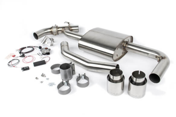 DINAN VALVED AXLE-BACK EXHAUST - 2017-2022 MINI COUNTRYMAN S / CLUBMAN S