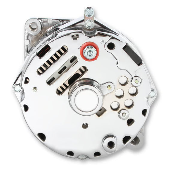 Mr. Gasket Chrome Alternator-Early GM Delco 80 Amp
