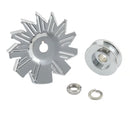 Mr. Gasket Chrome Alternator Fan & Pulley - Chrome-1