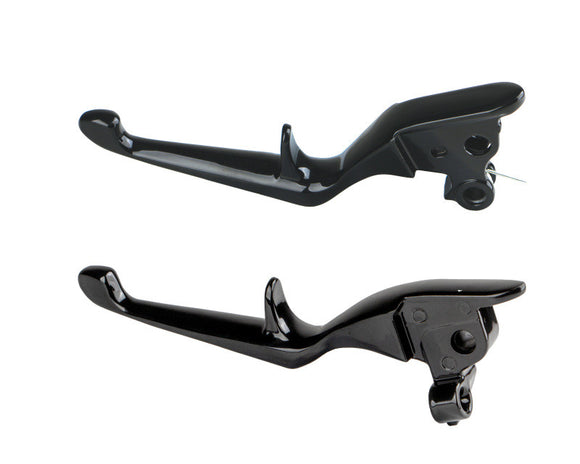 Kuryakyn Trigger Lever Set 21-23 Touring Gloss Black - 10184-2