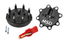 MSD Blk. Dist. Cap/Rtr Kit. MSD/Ford V8 TFI-1