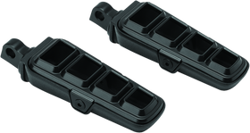 Kuryakyn Dillinger Pegs With Male Mount Adapter Satin Black