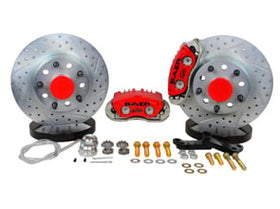 BAER BRAKES 11 Clsc Brake Sys Frt Red Wilwood Fits Applications Using Wilwood Pro MII Spindes, 5x4.5" BC