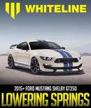 WHITELINE SUSPENSION COIL SPRING LOWERING KIT: 2015+ FORD MUSTANG SHELBY GT350-2