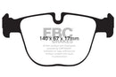 EBC 10+ BMW X5M 4.4 Twin Turbo Redstuff Rear Brake Pads-2