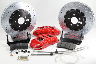 BAER BRAKES 14 Ext+ R Brk Kit HO SDZ Fits 1965-82 Chevy Corvette w/OE Rear Disc Brake Trailing Arms or 63-82 Corvette w/Ridetech TruTurn Rear Trailing Arms