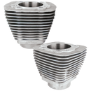 S&S Cycle 84-99 BT w/ Stock Heads 3-5/8in Bore Cylinder Set - Natural-1