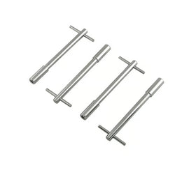Mr. Gasket Valve Cover T Wing Bolts - 1/4-20 x 5 Inch - Chrome Plated