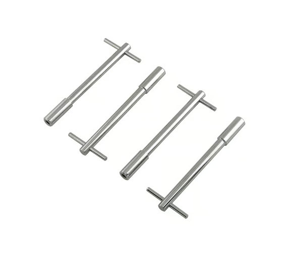 Mr. Gasket Valve Cover T Wing Bolts - 1/4-20 x 5 Inch - Chrome Plated
