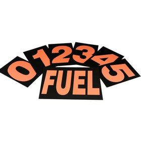 Standard Pit Board Numbers - Orange 36pcs