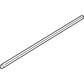 BMW Channel CoverExteriorDoor Front Left (Alu Matt) - Genuine BMW 51337164953