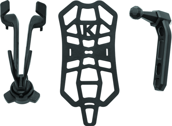 Kuryakyn Free-Flex Device Holder Perch Mount Black