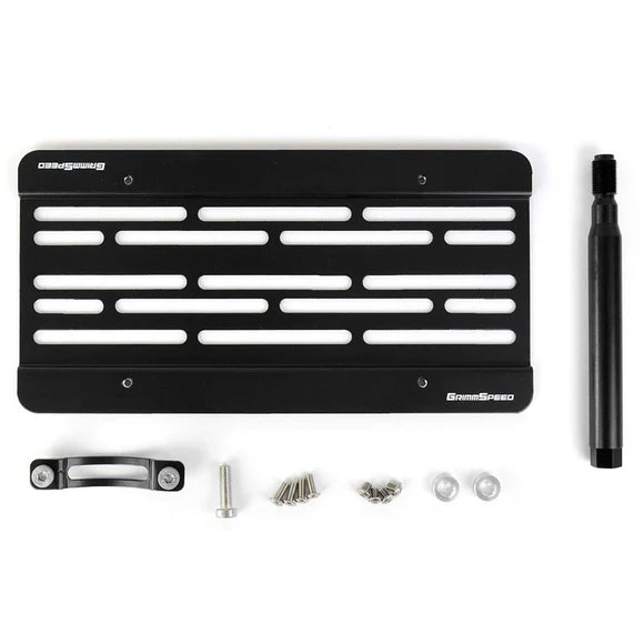 Grimmspeed License Plate Relocation Kit 08-14 For Subaru WRX/STI 05-09 Legacy