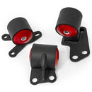 Innovative 92-95 Civic B/D Series Black Steel Mounts 75A Bushings (Auto to Manual Hydro 2 Bolt)-1