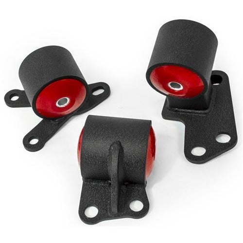 Innovative 92-95 Civic B/D Series Black Steel Mounts 60A Bushings (Auto to Manual Hydro 2 Bolt)