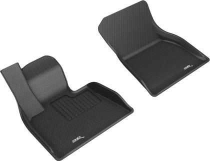3D MAXpider 19-23 BMW X5 (G05)  7-Passenger Kagu Floormat Complete Set - Black
