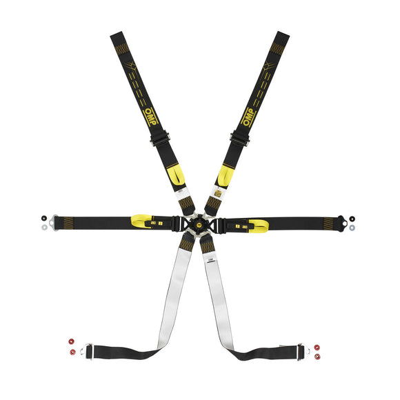 OMP Safety Harness One 2in Pull Down- Black (Fia 8853-2016)
