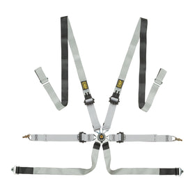 OMP Safety Harness One-D 2In Pull Down - Black/White (Fia 8853-2016)