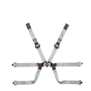 OMP Safety Harness One-D 2In Formula - Black/White (Fia 8853-2016)-1
