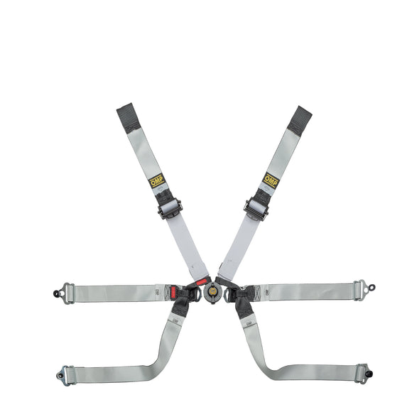 OMP Safety Harness One-D 2In Formula - Black/White (Fia 8853-2016)