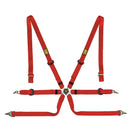 OMP Safety Harness One 2In Pull Up - Red (Fia 8853-2016)-1