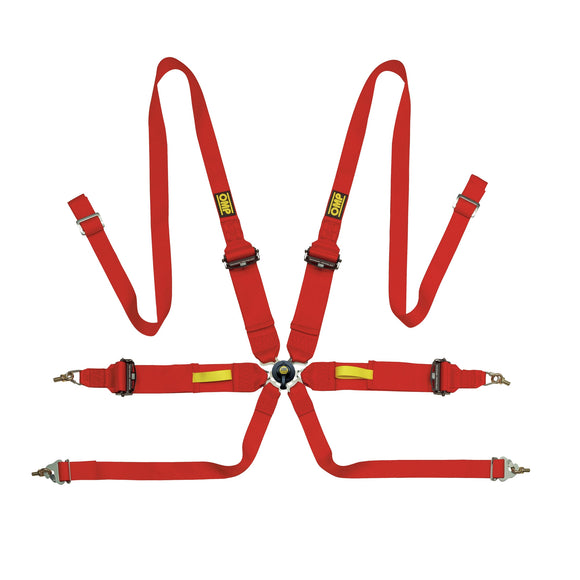 OMP Tecnica 3/2 Safety Harness - Red