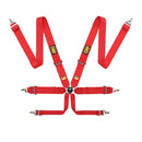 OMP First 3 Safety Harness Red-1