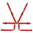 OMP Safety Harness Tecnica 2In Prototype Red Pull Up - (Fia 8853-2016)-1