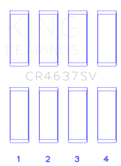 King Audi BYT/CDNC/CCZD/CPSA Connecting Rod Bearing Set