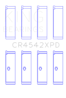 King Honda K-Series 2.0L/2.4 LXP Tri-Metal Performance Connecting Rod Bearing (Set of 4) - Size STDX-2