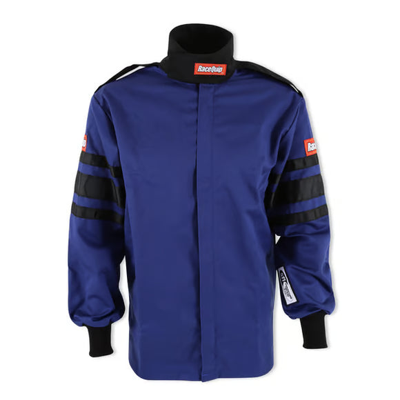 RACEQUIP SFI-1 1-L JACKET BLUE 2X-LARGE