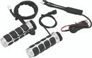Kuryakyn Heated ISO Grips Dual Cable Chrome-1