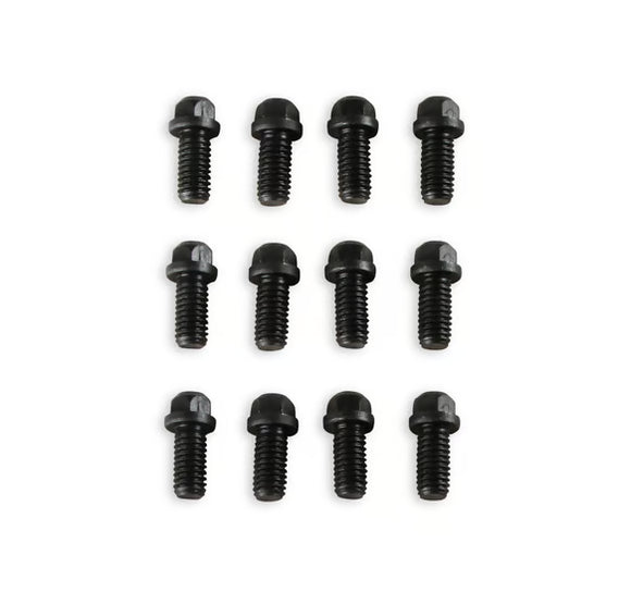 Mr. Gasket Header Bolts - 3/8-16 x 3/4 Inch Hex Head - Set of 12