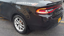 Rally Armor 13-16 Dodge Dart Black UR Mud Flap w/ Grey Logo-2