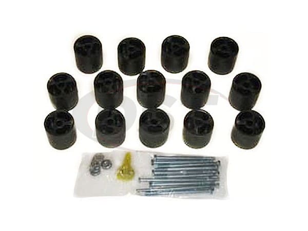 Daystar 87-93 Dodge Ram W100/200 3in Body Lift - Black