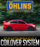 ÖHLINS RACING & TRACK COILOVER SYSTEM: 2007–2015 MITSUBISHI EVO X-7