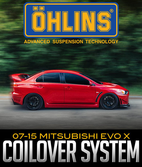 ÖHLINS RACING & TRACK COILOVER SYSTEM: 2007–2015 MITSUBISHI EVO X
