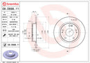 Brembo OE 16-24 Honda Civic/19-22 Insight UV Coated Brake Disc - Rear 42510TEAT01-1