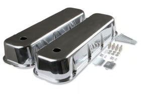 Mr. Gasket Cast Aluminum Tall Valve Covers - Polished 1965-2000 Chevrolet 396-454 Big Block