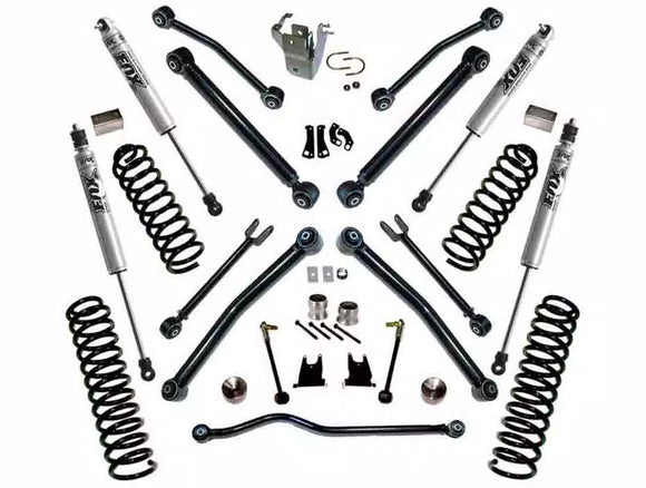 Superlift 07-18 Jeep Wrangler JK 2 Door 4in Lift Kit w/ Reflex Control Arms & Fox Shocks
