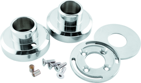 Bikers Choice Polished Stainless Steel Hidden External Forkstop Kit Cuctom