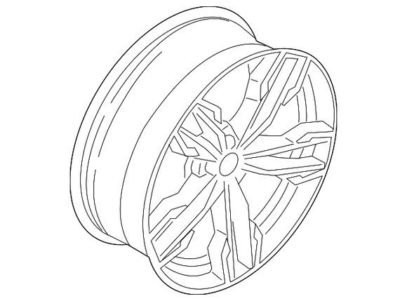 Wheel, Alloy - BMW (36-11-8-060-041)