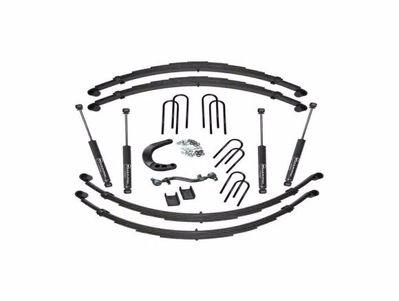 Superlift 73-91 Chevy K20 4WD (w/ 52in Rear Springs) 8in Lift Kit Rear Spring Kit w/ SLF Shocks