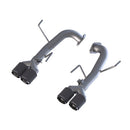 2.5" Axle Back, Dual Split Rear Exit, T304 with Carbon Fiber Tips Subaru WRX 2.0L/ WRX STI 2.5L 2015 - 2021-1