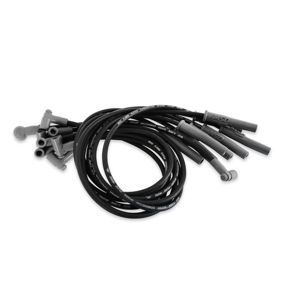 MSD Wire Set. Black Super Conductor. Ford 351C-460 with HEI Cap